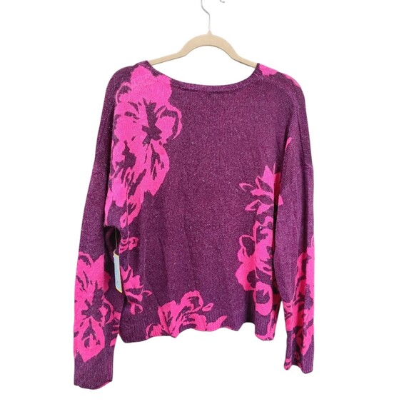 CeCe Purple/Pink Sweater Size XL - Picture 2 of 4